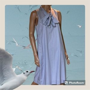 Banana Republic blue/white striped dress